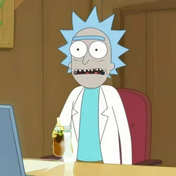 screenshot of Donald Trump in Rick and Morty