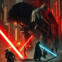 2 0 1 8 blade runner movie still mixed with the star wars by denis villeneuve tom anders zorn hans dragan bibin thoma greg rutkowski ismail inceoglu alphonse mucha