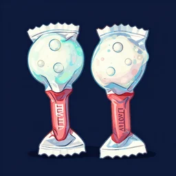 double bubble gum wrapper illustration