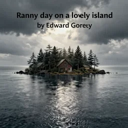 rainy day on a lonely island by Edward gorey