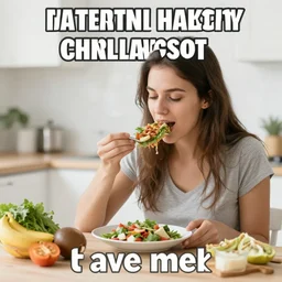 viral meme about eating healthy