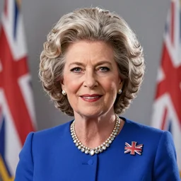 incredibly realistic, too detailed portrait of a caricature of the first lady of the uk, centered portrait, octane render, bump mapping, global illumination, unreal engine 5, 8 k, bokeh, d & d digital art, mark ryden, rob gonsalves