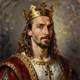 a beautifully enriched and detailed portrait of zlatan ibrahimovic being a king, portrait impasto oil painting, artstyle of leonardo da vinci, renaissance painting