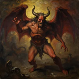a painting of hell