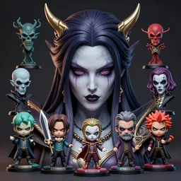 a hyper detailed face portrait of the queen of blades, diablo 4 lilith, sideshow figurines, cthulu, by yusuke murata, by hiroya oku, by dorian cleavenger, by tom bagshaw, by zdzisław beksinski, trending on artstation