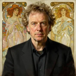 neil young, portrait painting by john singer sargent, maxfield parrish, kehinde wiley, thomas moran, studio ghibli, loish, alphonse mucha, fashion photography