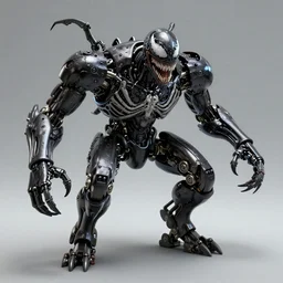 concept art of robotic Venom, 8K resolution, detailed,