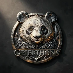 game of thrones house of panda metal emblem