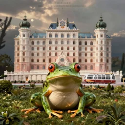 frog, grand budapest hotel