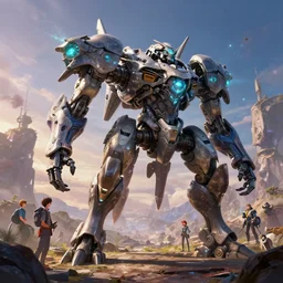 longleg machine mecha animal beast robot of horizon forbidden west horizon zero dawn bioluminiscence, behance hd by jesper ejsing, by rhads, makoto shinkai and lois van baarle, ilya kuvshinov, rossdraws global illumination