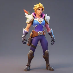 Tracer from Overwatch as a fortnite skin,
