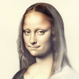 a portrait of rihanna in the style of leonardo da vinci drawing,, single head, no double head,
