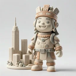 landscape city ceramic portrait happy bounty hunter cyberpunk inca in tribal regalia, an idea seep's into infinity highly detailed in volumetric latent space, golden turquoise, cinematic light, sharp focus, divine realm of gods, octane render,