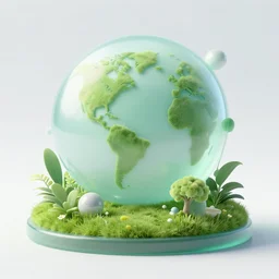 environment art, glassmorphism