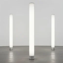 dan flavin pillars of light