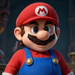 detailed portrait of mario by h. r. giger, creepy, trending on artstation