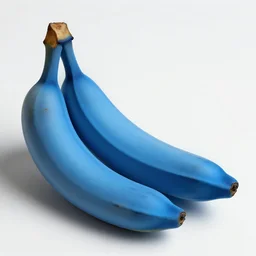 a blue banana