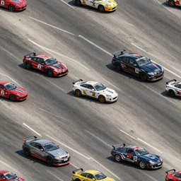 a seamless pattern of street racing through gran torino italy