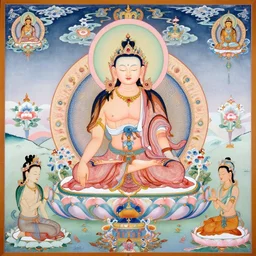 soul meeting god in bardo thodol, psychedelic realm, the tibetan book of the dead, pastel colors, symbolic, ultra sharp, extreme details