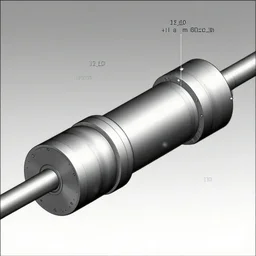 cylinders rotating on infinite axes, cad, diagram, specification, engineering