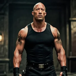 still film of dwayne johnson as empire in korean drama movie