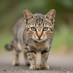 a feline termite - cat - hybrid. animal photography,