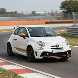 a 2 0 1 7 abarth 1 2 4 spider driving on a race track
