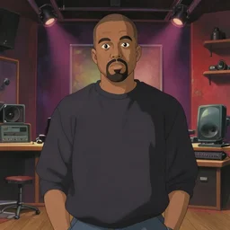 life of pablo kanye tour in a studio ghibli netflix anime