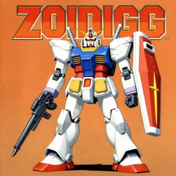 cover of a zoidberg kenku sharpshooter. art by gerald brom ( 1 9 8 9 ). gunpla