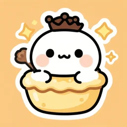 cute miss mascot marill marill marill food sticker art, cronobreaker, beeple game icon