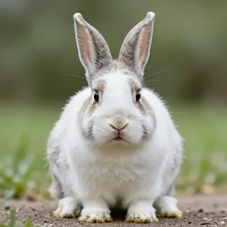 a small but very angry bunny, photograph