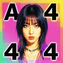 album cover art for art pop iconographs 4 4 4 4 by akihiko yoshida