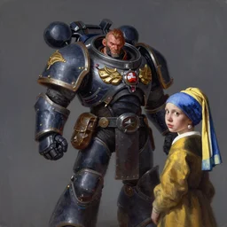 full character portrait max mad cyberpunk warhammer 4 0 k, barbarian medic supersoldier not the girl with the pearl earring character design, painting by gaston bussiere, katsuya terada, nc wyeth, greg rutkowski, craig mullins, vermeer, frank frazetta, mucha, tom of finland, trending on artstation, jeffery catherine jones