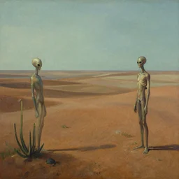 alien landscape by oscar dominguez