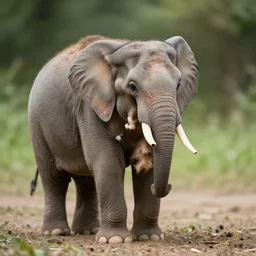 a feline cat - elephant - hybrid, animal photography