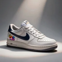 a nike swoosh designed by takashi murakami