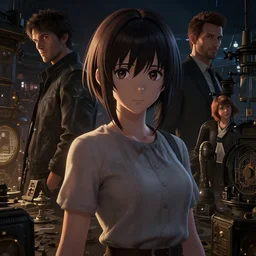 akase akari, fine details, night setting, realistic shaded lighting poster by ilya kuvshinov, katsuhiro, artgerm, jeremy lipkin, michael garmash, nixeu, unreal engine 5, radiant light, detailed and intricate environment
