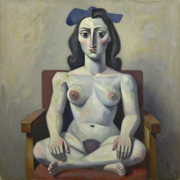 an original artwork by picasso realistic oil painting