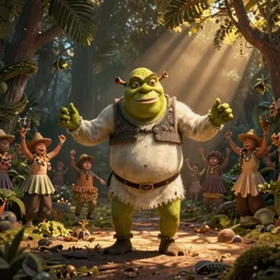 shrek is the swamp dance party