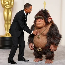will smith slapping an oompa loompa at the oscar's into a different dimension