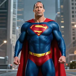 dwayne johnson as superman