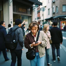 Candid Street Photography. Konica Impresa 100