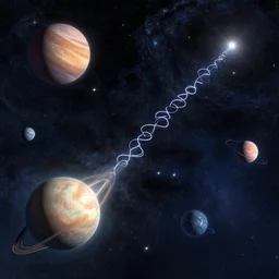 a cosmic string sucking in stars and planets, Greg Rutkowski