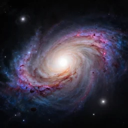 a photo of an impossible galaxy