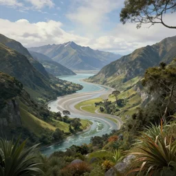 golden bay abel tasman new zealand, highly detailed, highly detailed fantasy ethereal surrealist art