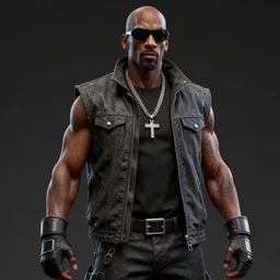 snoop dogg in mortal kombat, 3d videogame render, 4k, artstation