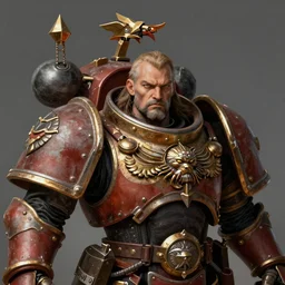 warhammer 40k Emperor of Mankind, half-length portrait, <perfect beautiful face>, long hair, illustration, fine details, cinematic, highly detailed, octane render