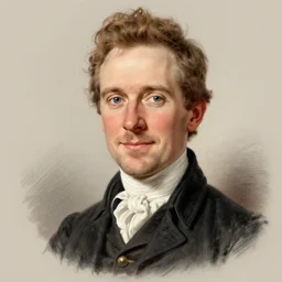 Jamie Fraser caricature portrait by Krüger