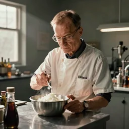 walter white cooking meth in dexters laboratory