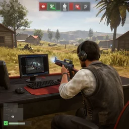 engineer gaming tf 2 in red dead redemption 2, gameplay screenshot hd